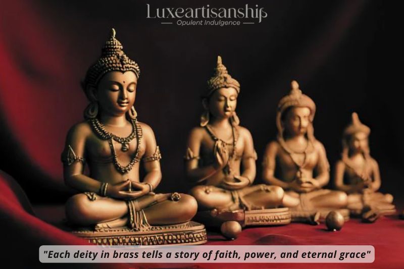 Symbolism Behind Popular Deities in Brass Art