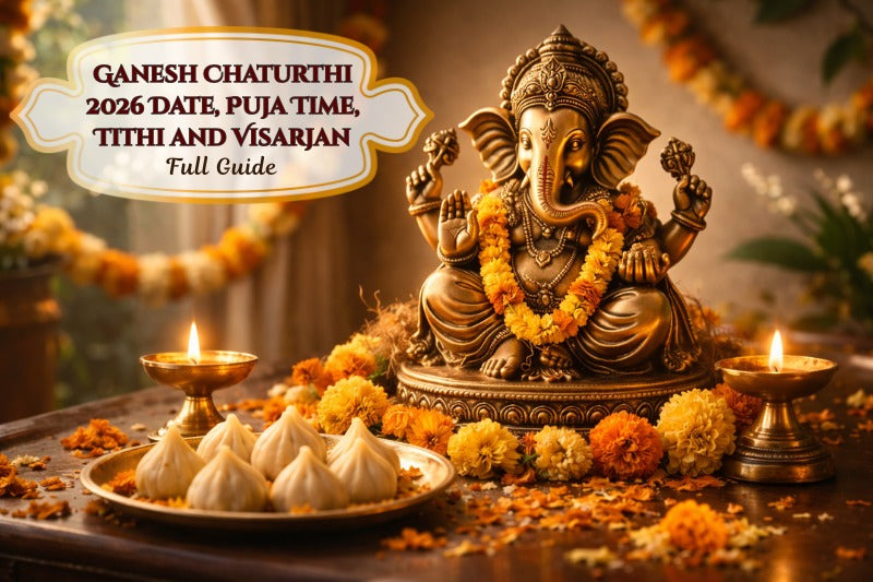 Ganesh Chaturthi 2026 Date, Puja Time, Tithi & Visarjan – Full Guide