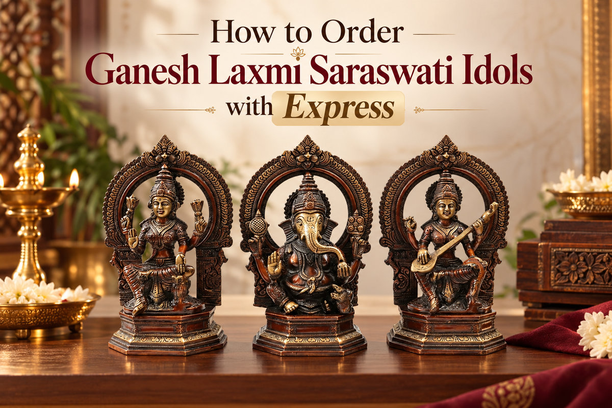 Ganesh Laxmi Saraswati Idols
