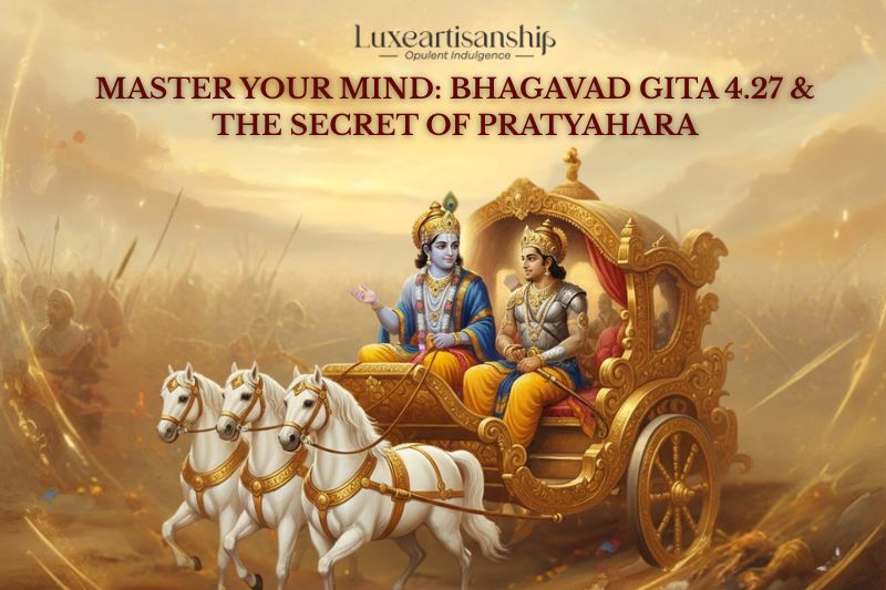 Master Your Mind- How Bhagavad Gita 4.27 Unveils the Secret of Pratyahara!