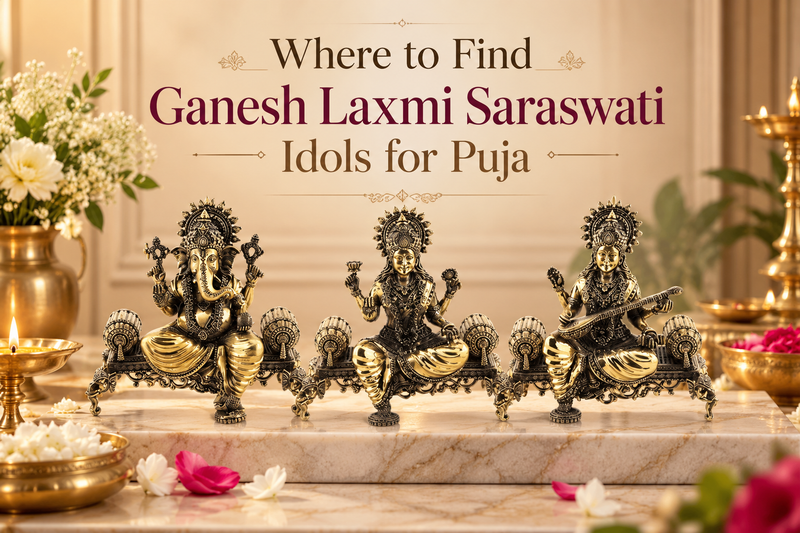 Where to Find Ganesh Laxmi Saraswati Idols for Puja