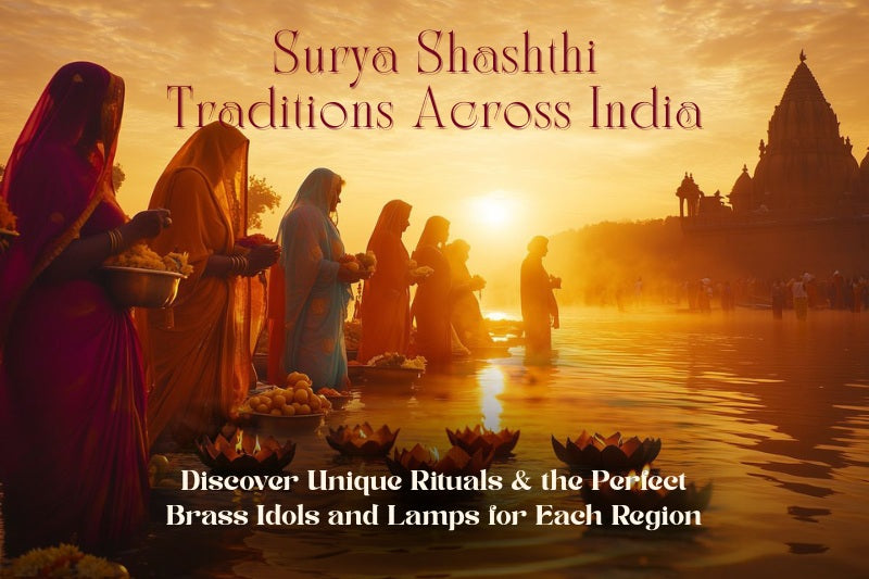 Women performing Chhath Puja rituals at sunrise