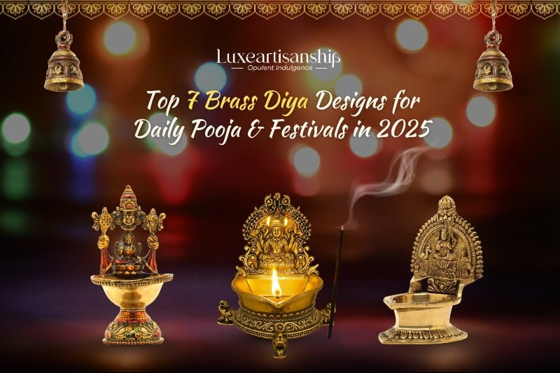 Brass Diya Designs for Daily Pooja