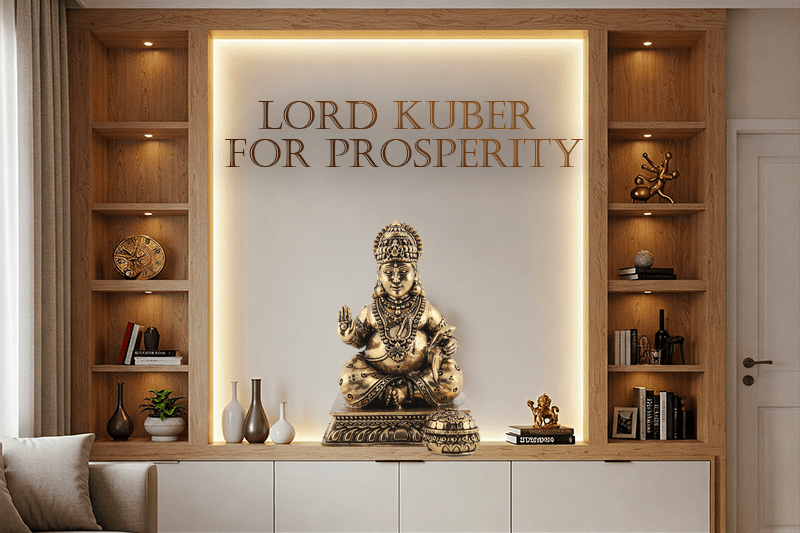 Lord kuber Brass Idol for prosperity