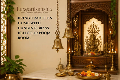 Bring Tradition Home with Hanging Brass Bells for Pooja Room