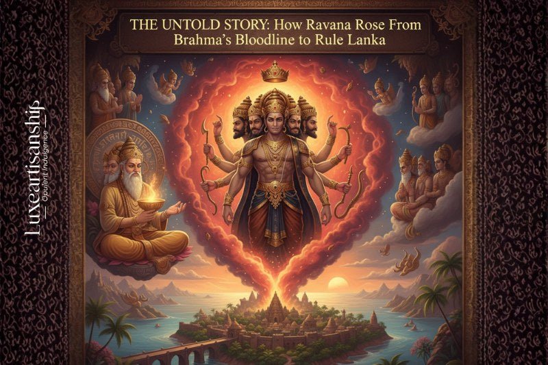 The Untold Story - How Ravana rose from Brahma's Bloodline to Rule Lanka! - Luxeartisanship
