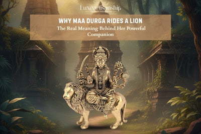 Why Maa Durga Rides a Lion- The Real Meaning Behind Her Powerful Companion?