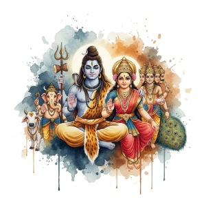 Shiv Parivar - Luxeartisanship