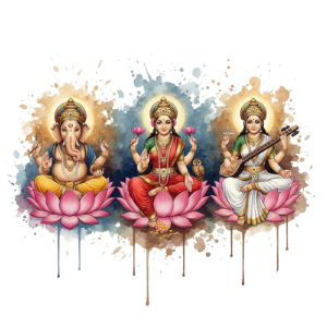 Ganesh Laxmi Saraswati - Luxeartisanship