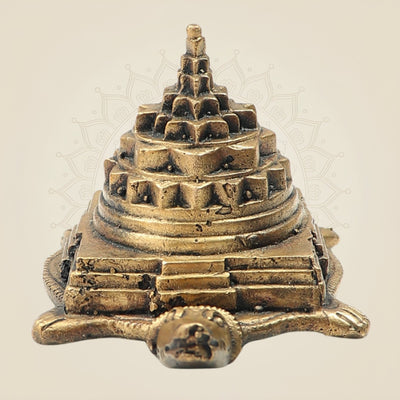 Bronze Tortoise Meru Yantra – Vastu Wealth & Positive Energy Symbol