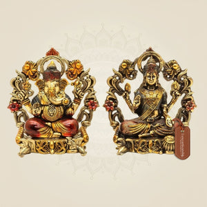 Multi colored Singhasan Lightweight Statues