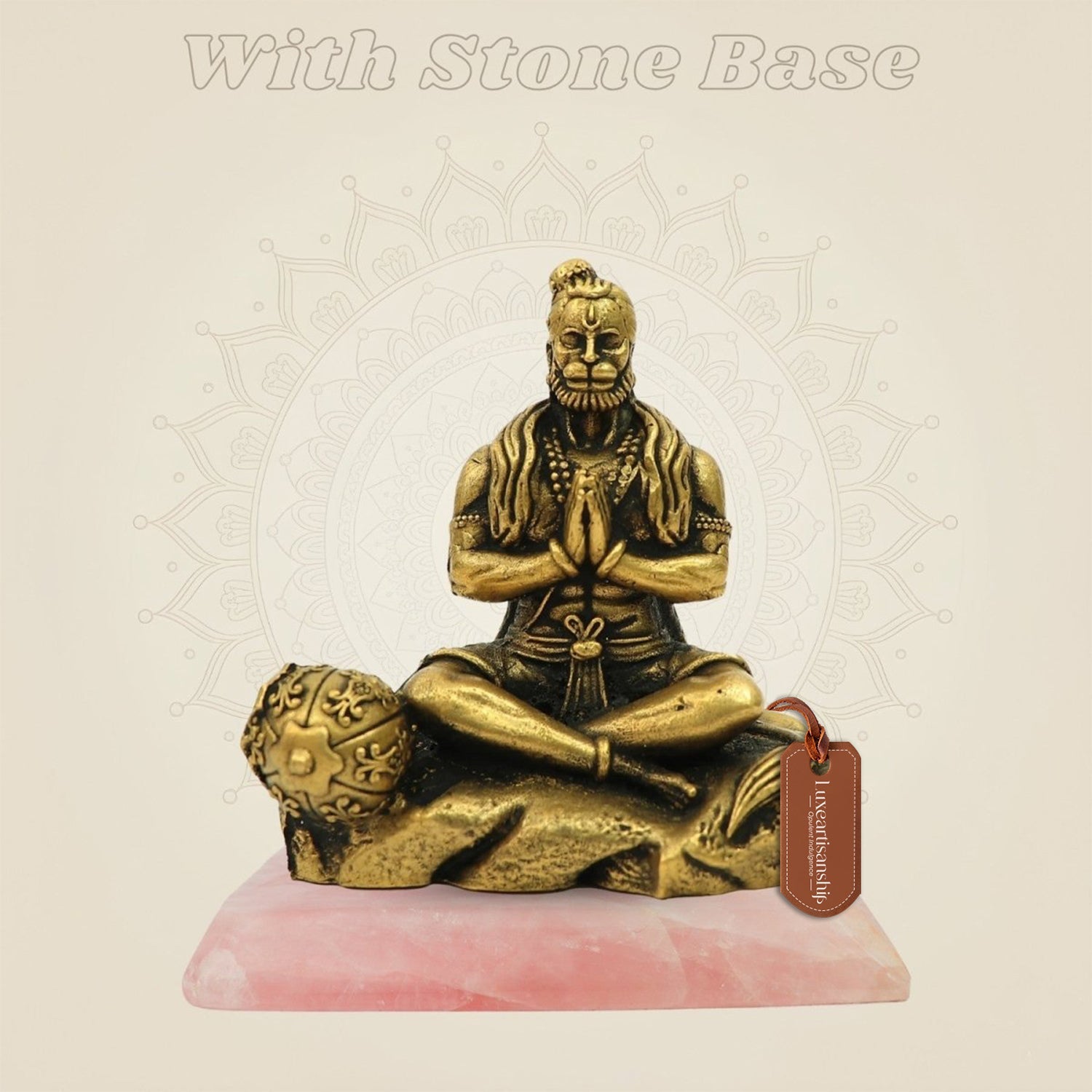 2.25" Bronze Hanuman Idol – Compact Murti for Daily Pooja & Gift - Luxeartisanship