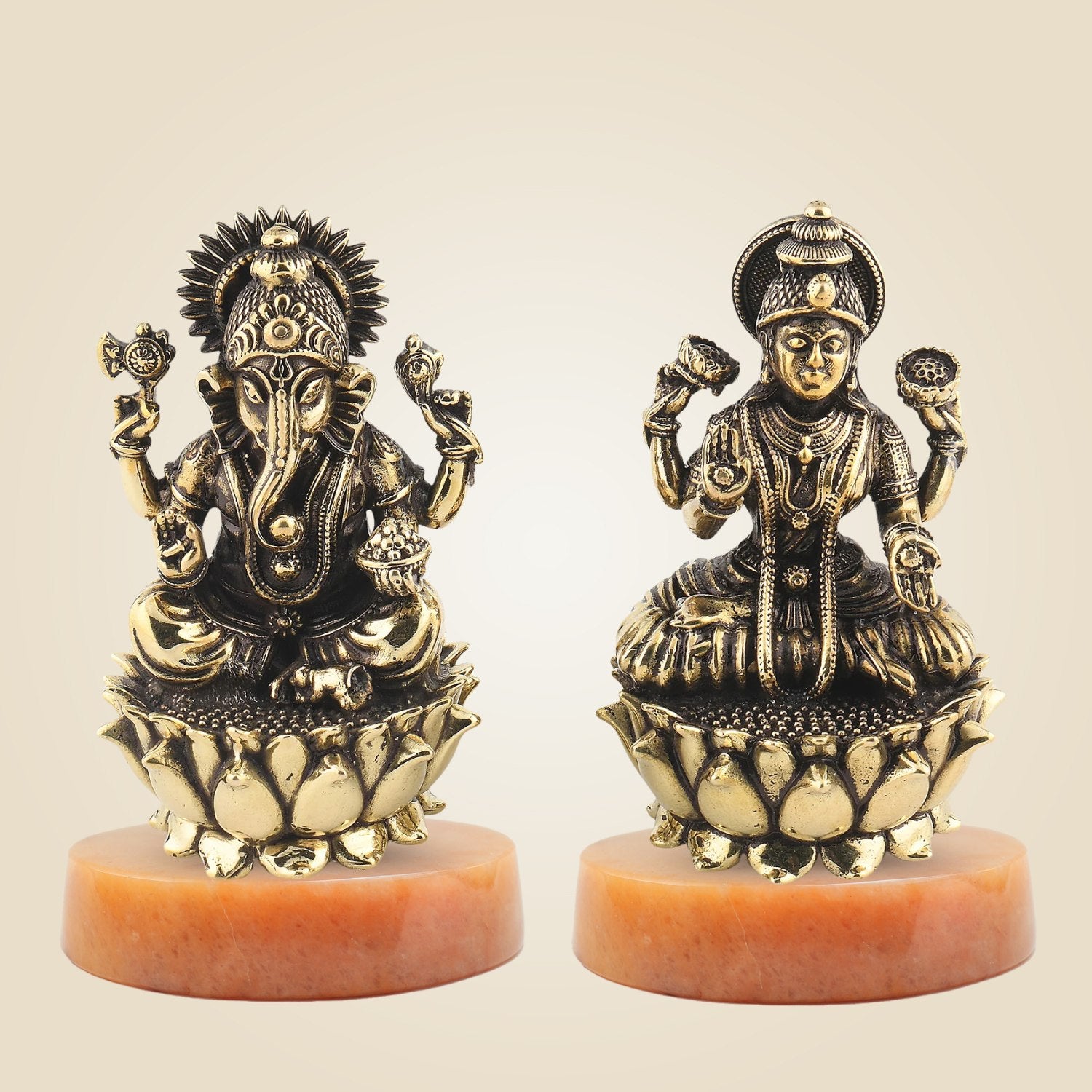Lakshmi Ganesh Brass  Idol