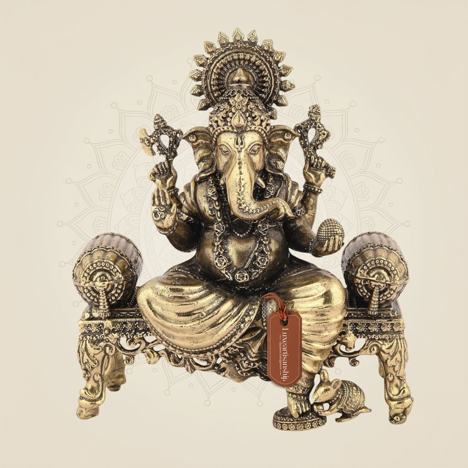 Ganesh Idol on Singhasan