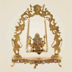 Ganesha on Swing Statue