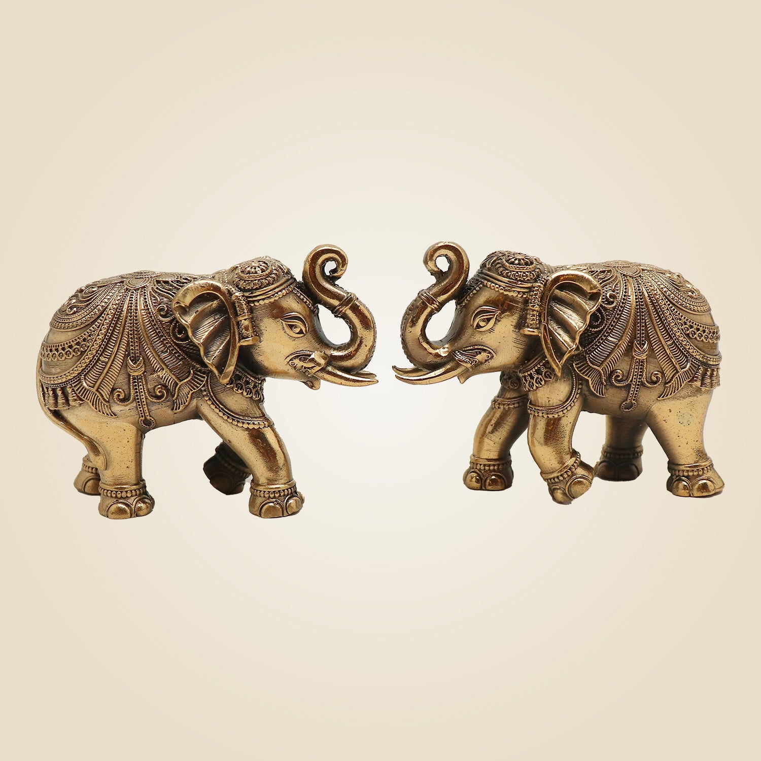 Brass Elephant Decor