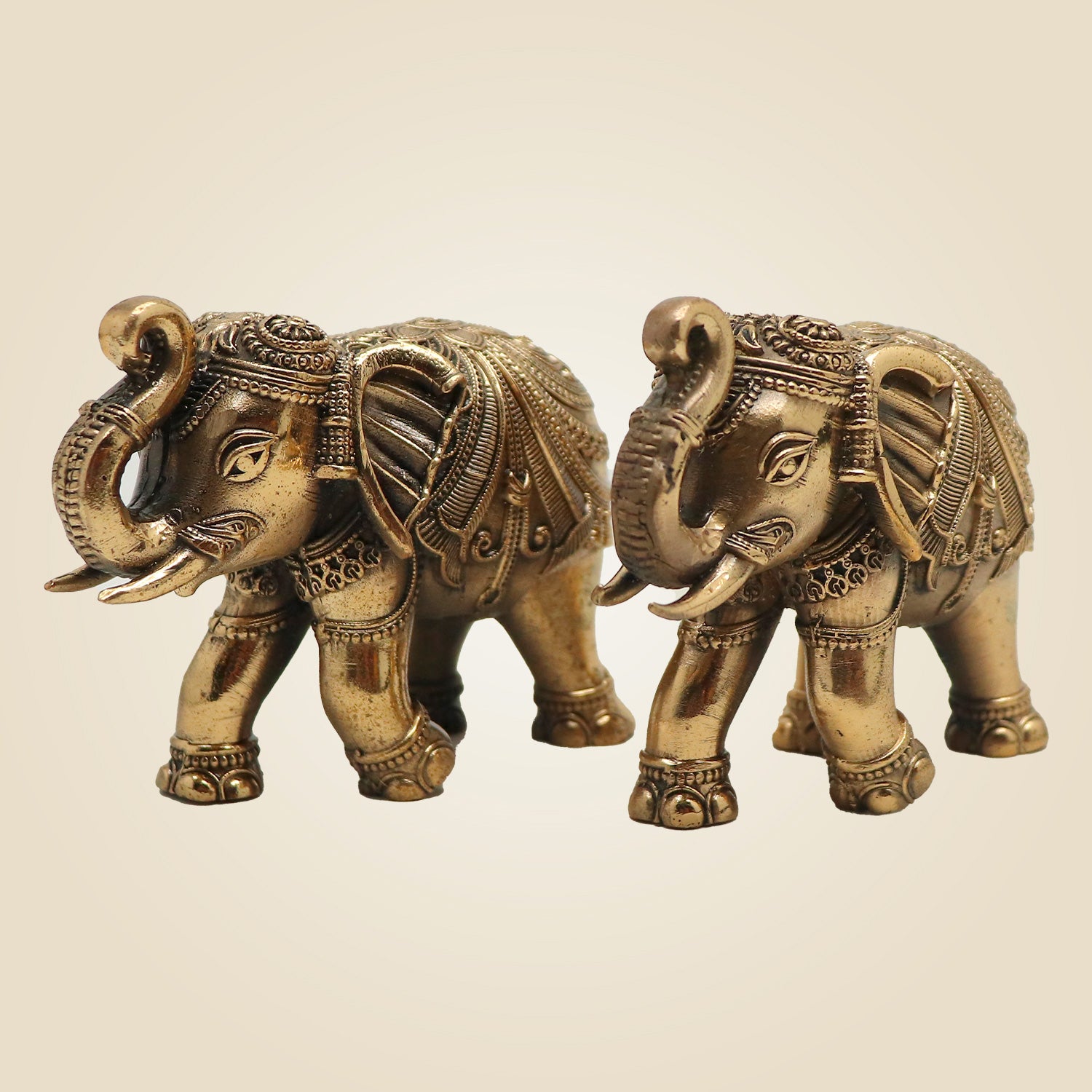 Brass Elephant Decor