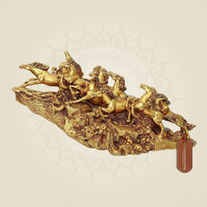 Elegant Vastu Horse Statue 10.5"