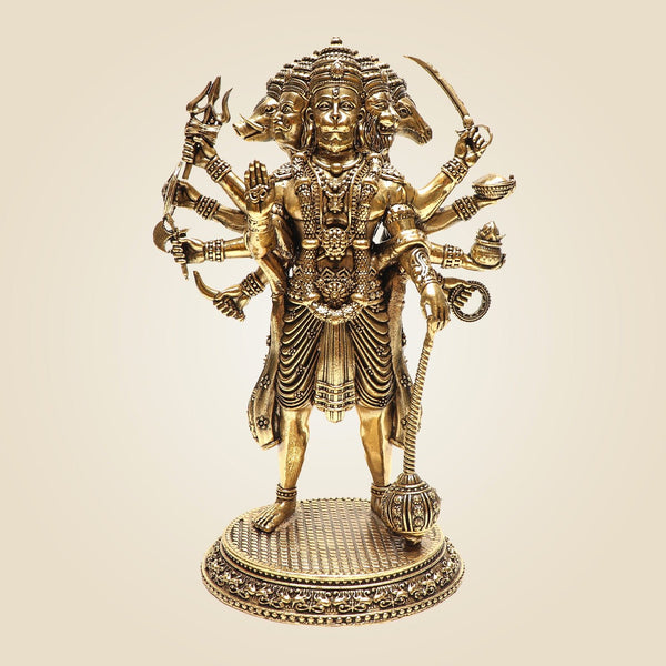 Brass Panchmukhi Hanuman
