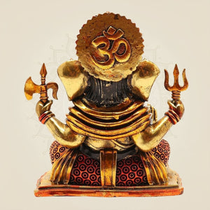 Multi colored Handcrafted Statue for Puja