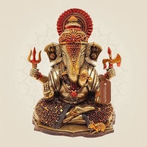 Handcrafted ganesha Statue for Puja