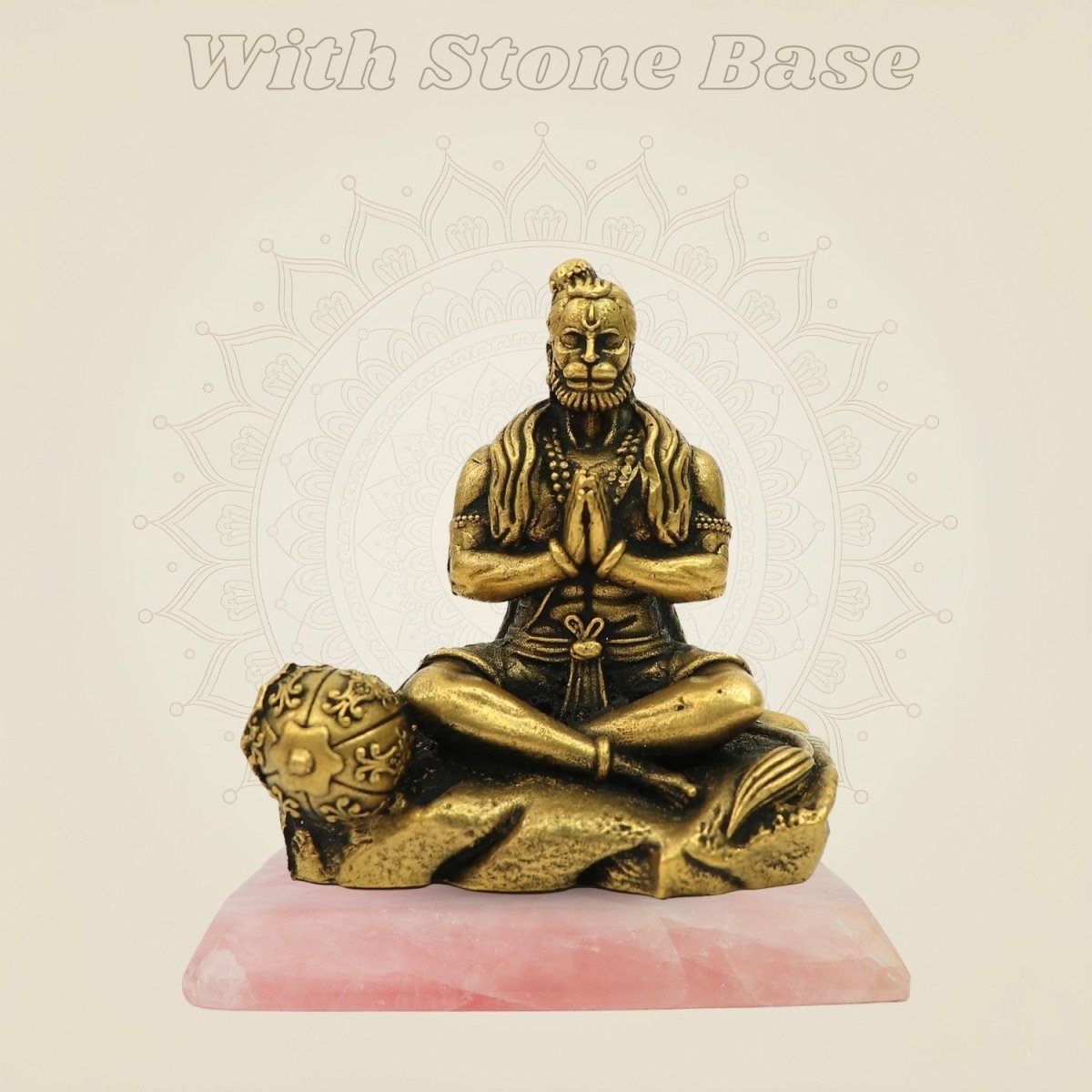 2.25" Bronze Hanuman Idol – Compact Murti for Daily Pooja & Gift - Luxeartisanship