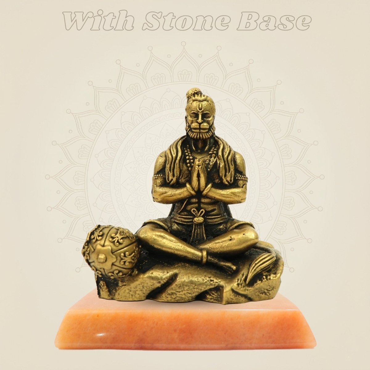 2.25" Bronze Hanuman Idol – Compact Murti for Daily Pooja & Gift - Luxeartisanship