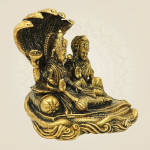 Bronze Lakshmi Narayana Murti Set