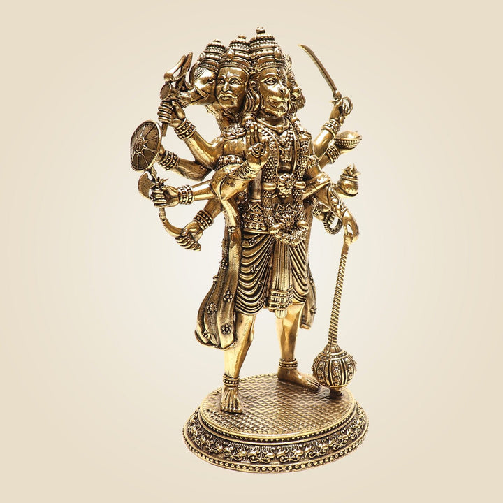 Brass Panchmukhi Hanuman