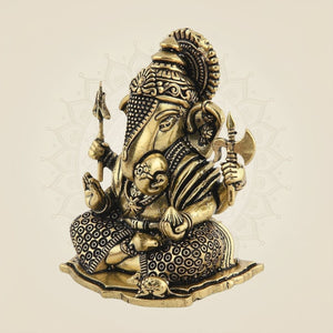 Ganesha Brass Idol
