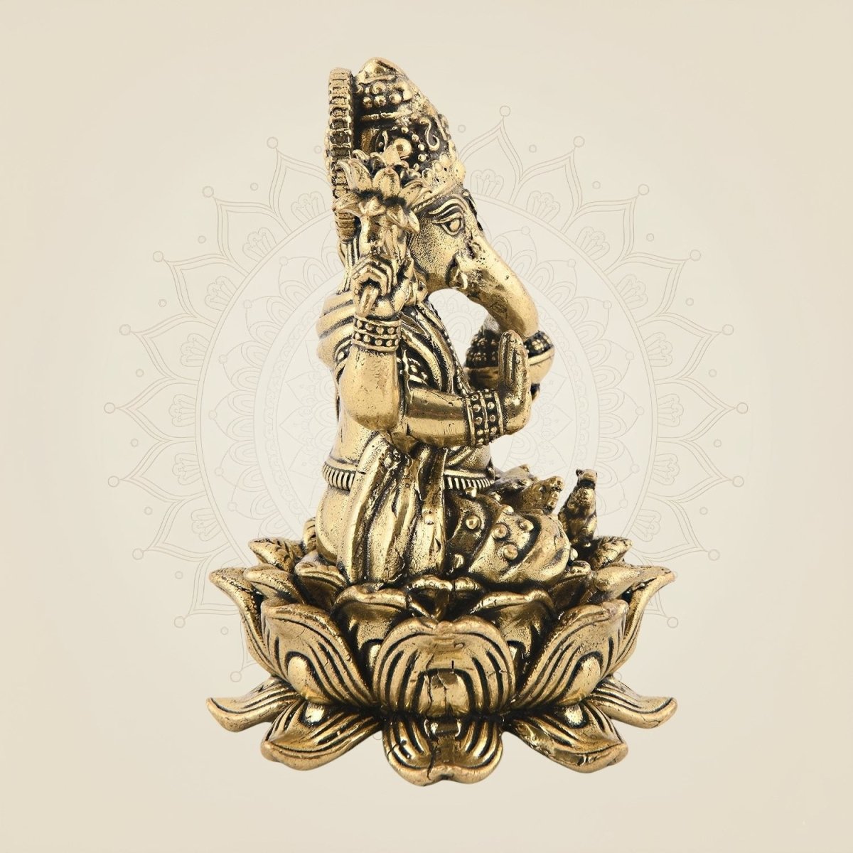 Superfine Brass Ganesha Idol