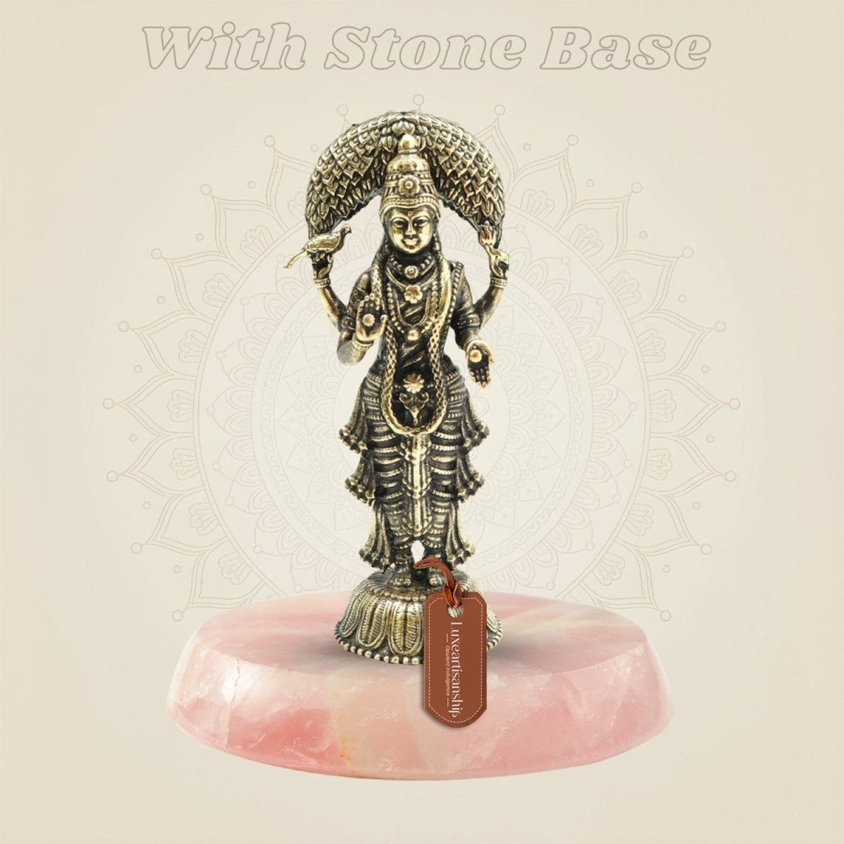 3.25" Superfine Vasavi Kanyaka Parameshwari Devi Idol - Pure Brass Temple Murti - Luxeartisanship