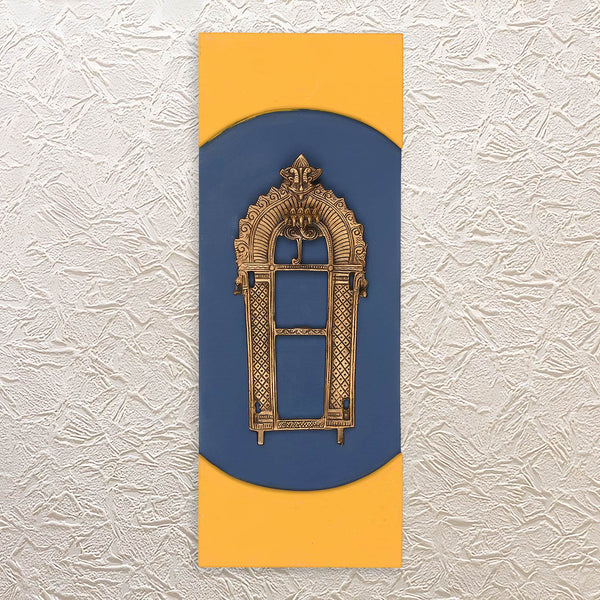 Decorative Wall Frame with Brass Prabhavali 18"- Ideal for Home & Pooja Spaces
