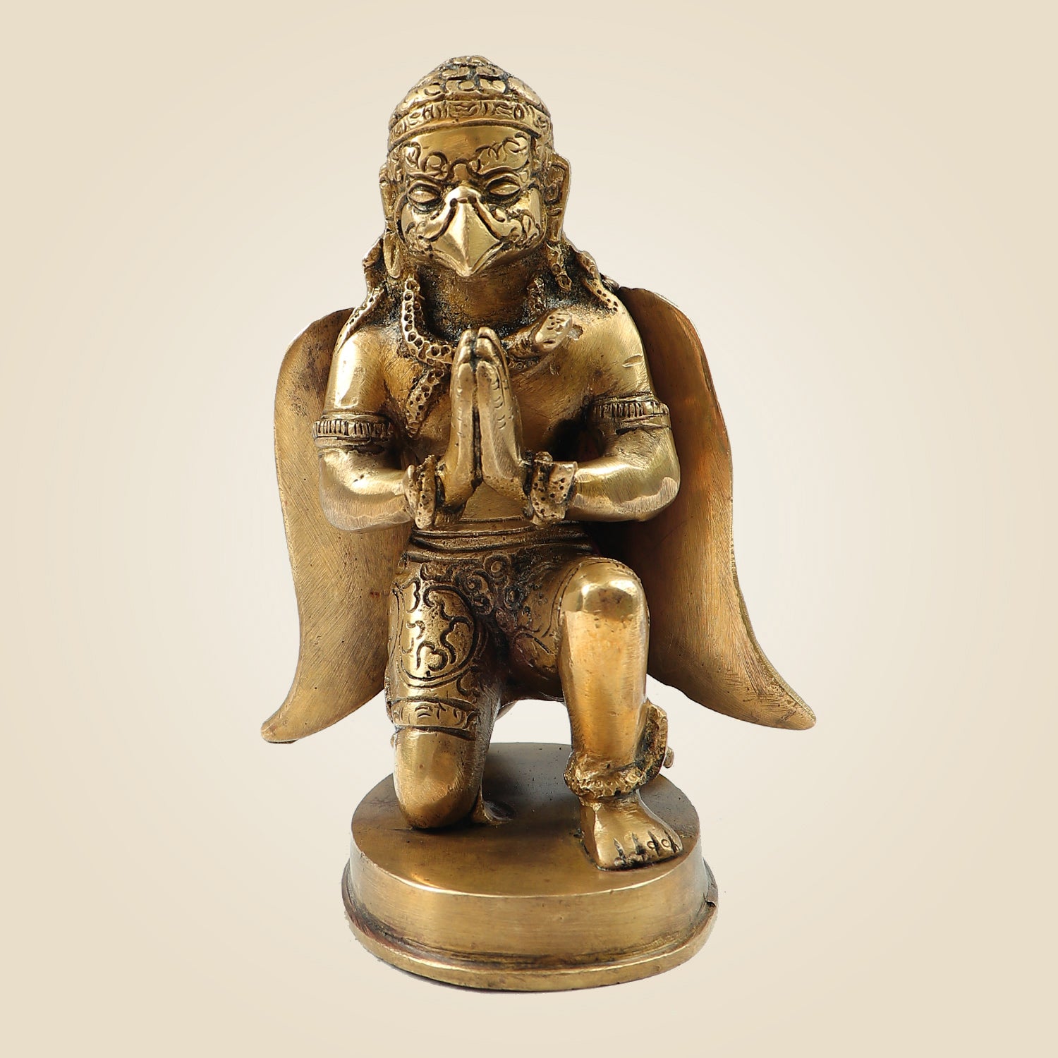 6" Sacred Brass Garuda Vahan Idol for Puja, Temple & Home Decoration