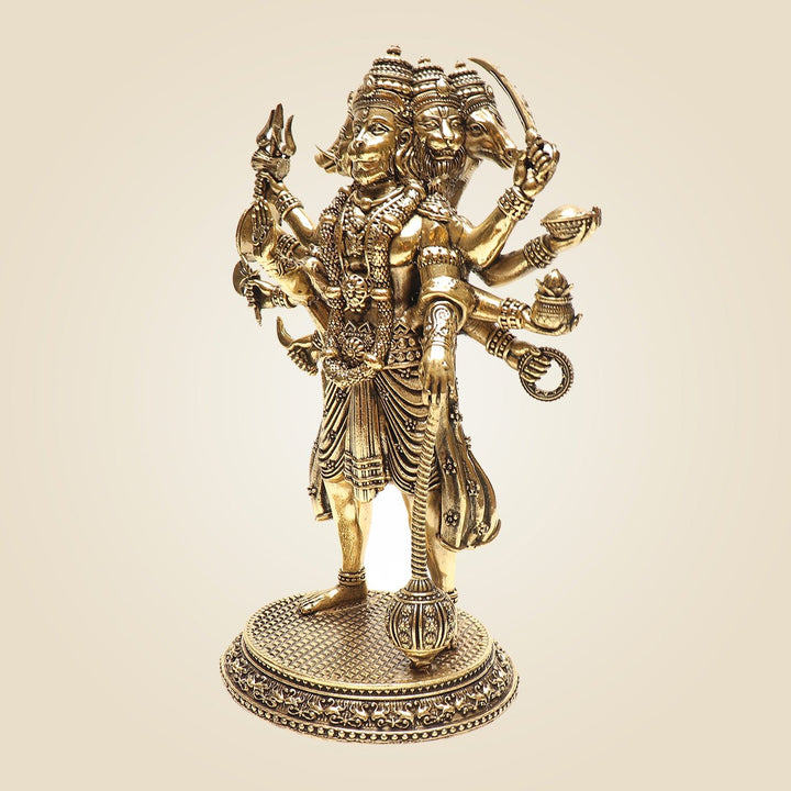 Brass Panchmukhi Hanuman