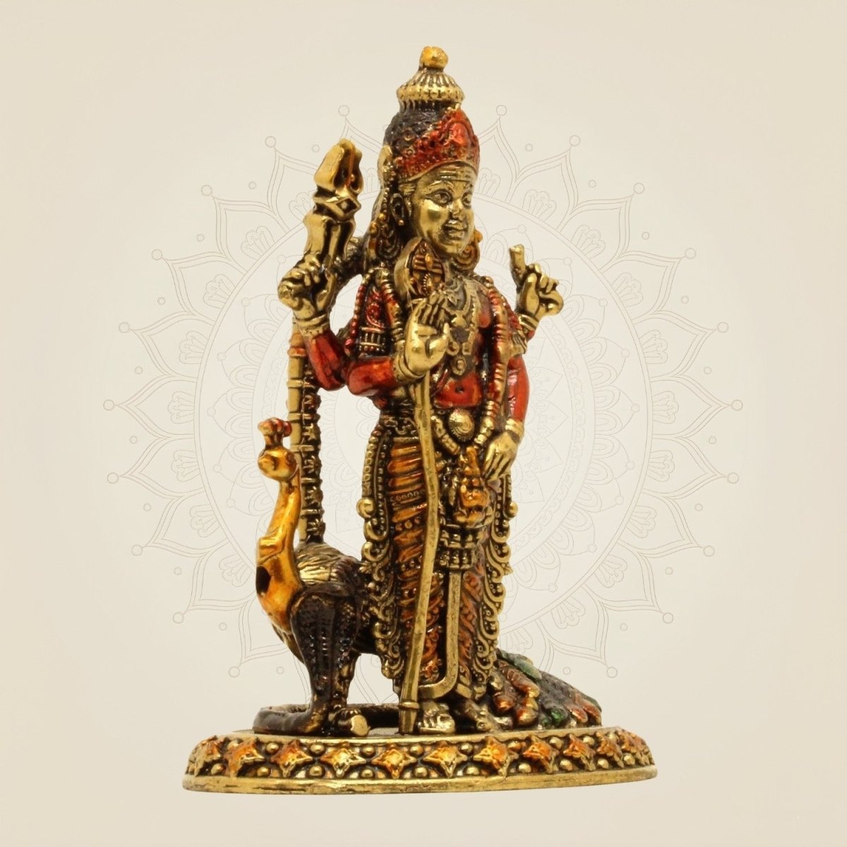 Brass Lord Kartikeya