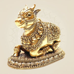 Decorative Pure Brass Bull Statue