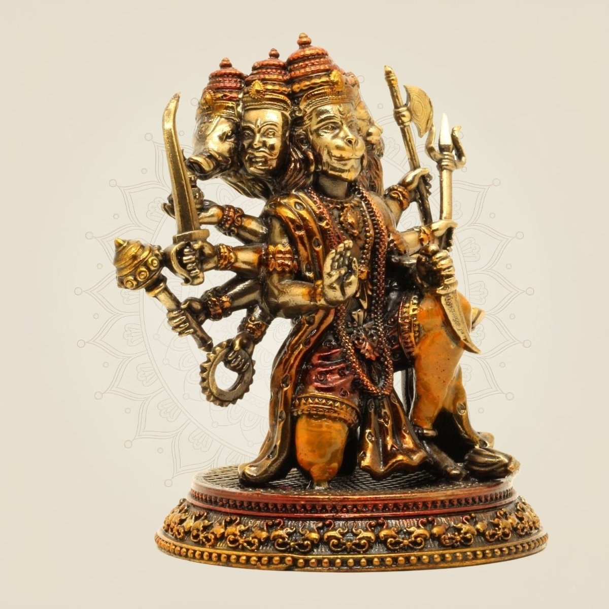 Divine Five - Faced Hanuman Statue