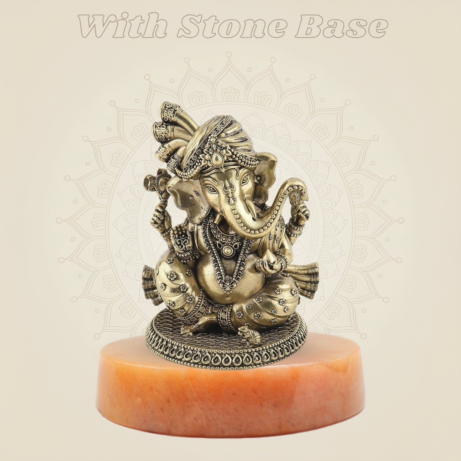 Ganesha on stone base