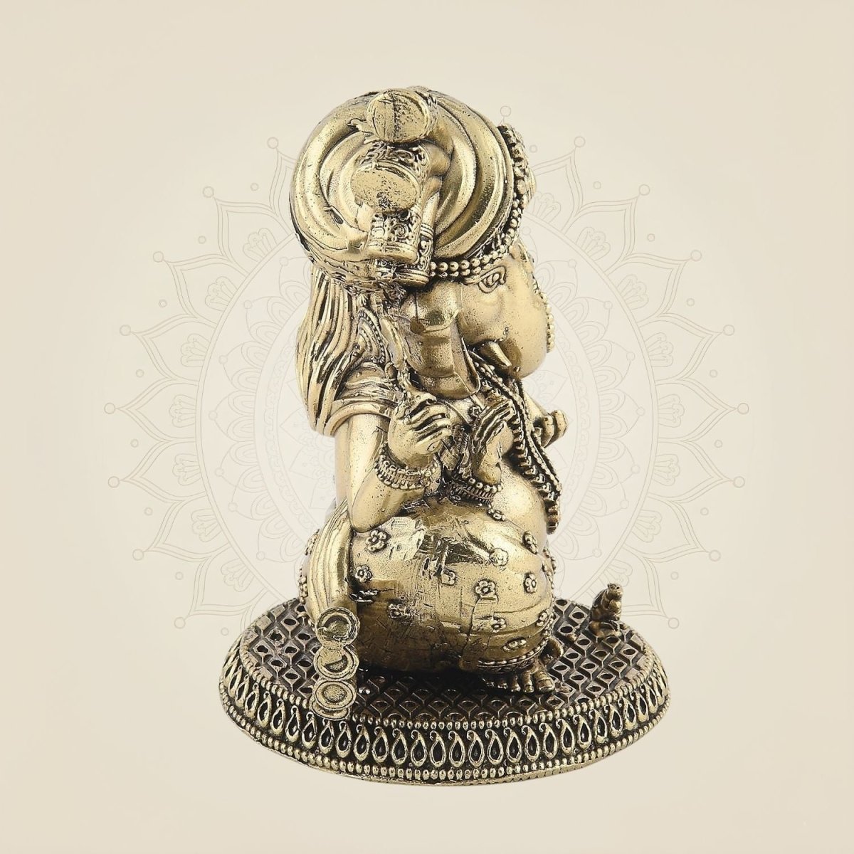 4" Ganesha Handcrafted Murti