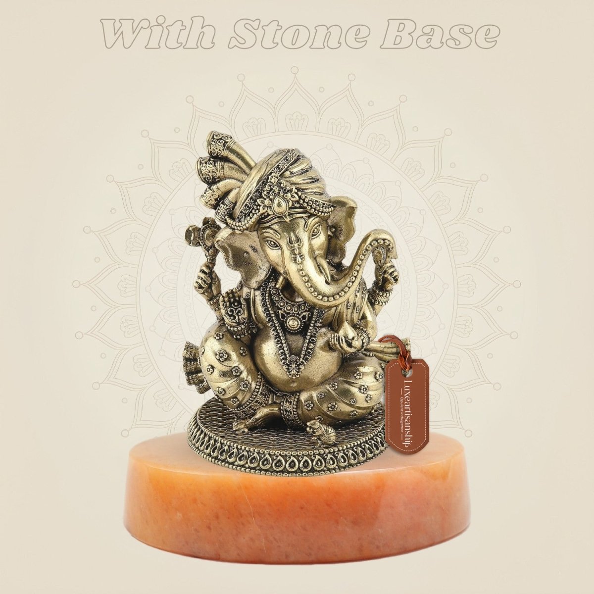 Ganesha on stone base