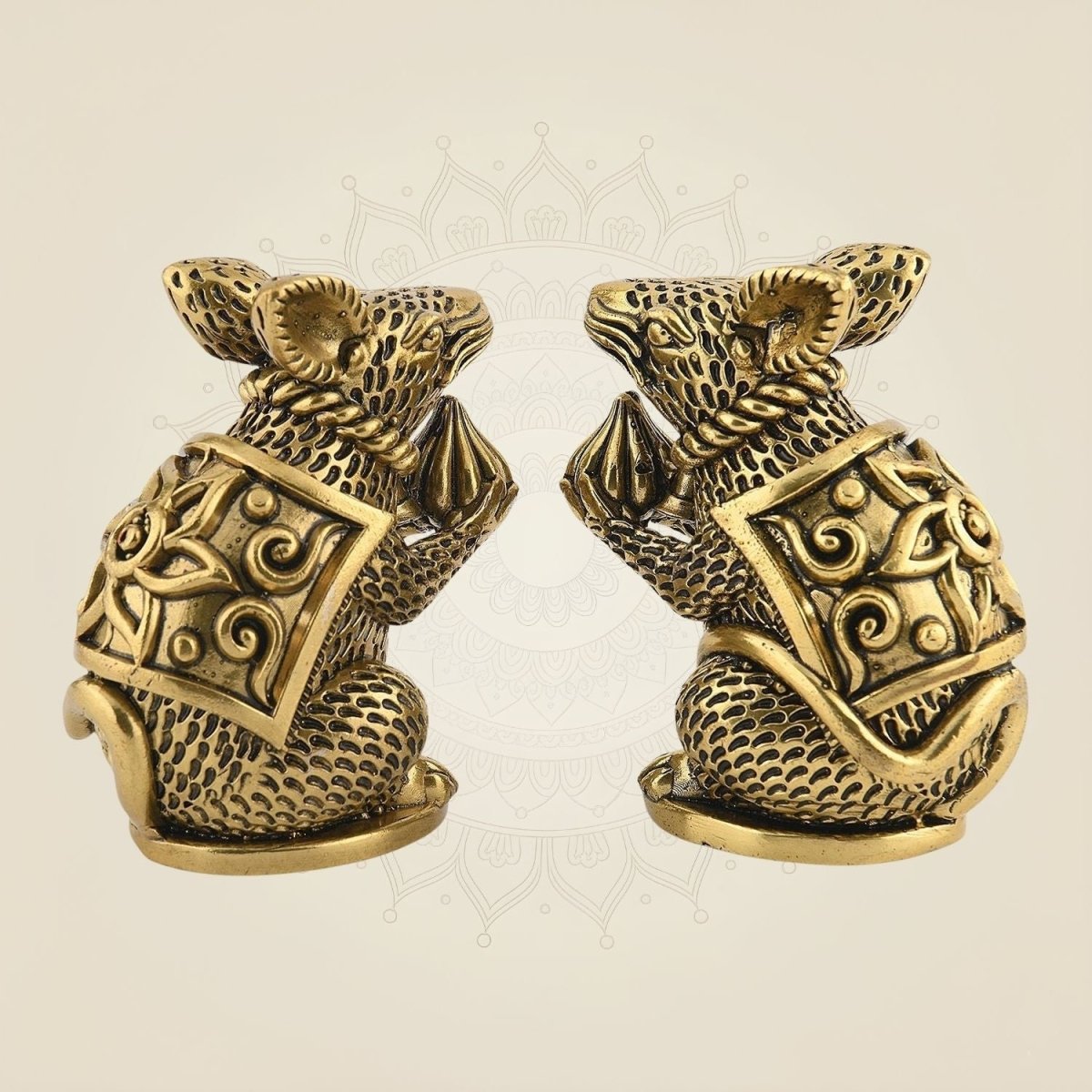 Mushakraj Pair Statues