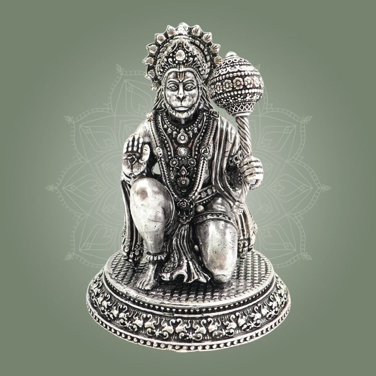 Silver Hanuman Idol - Luxeartisanship