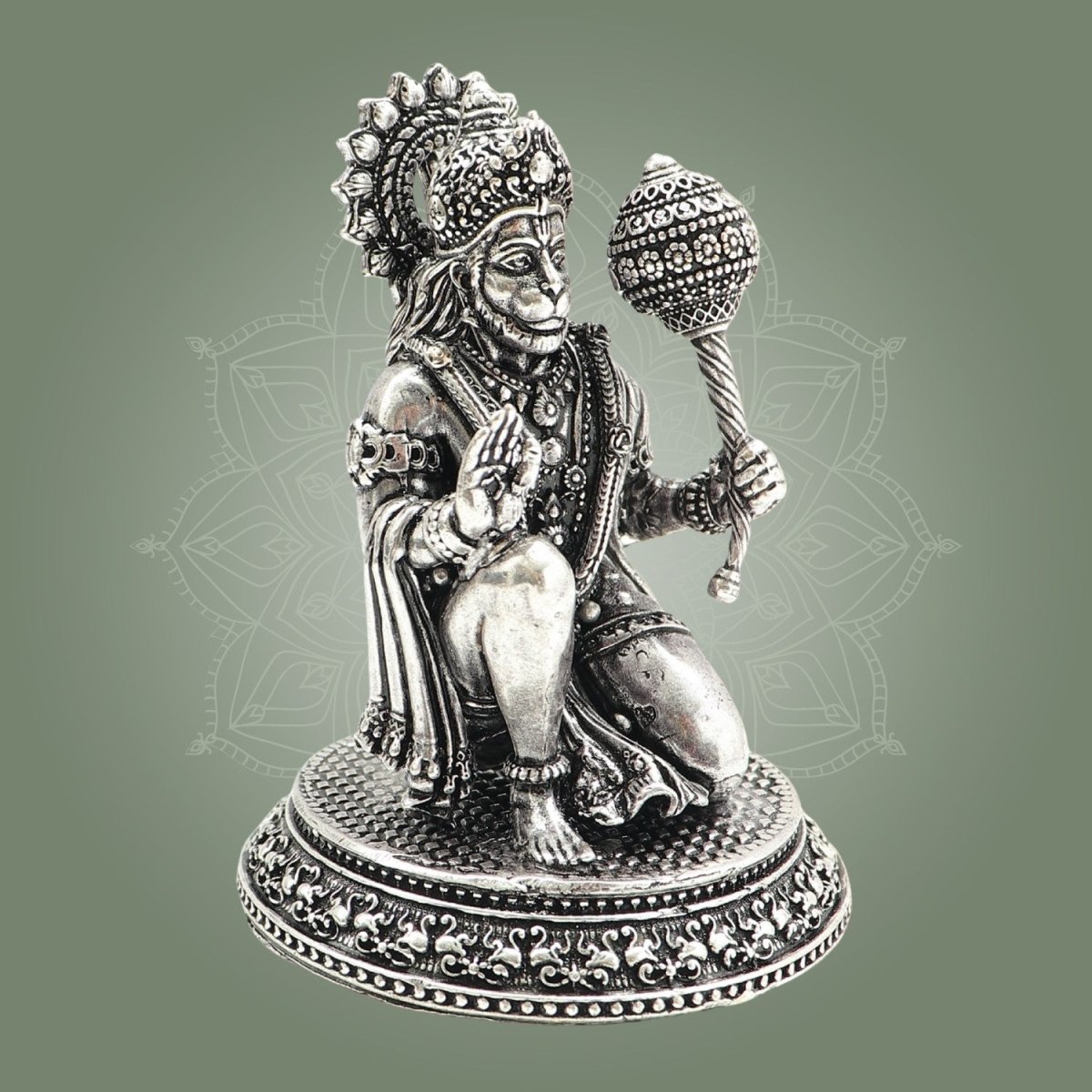 Silver Hanuman Idol - Luxeartisanship
