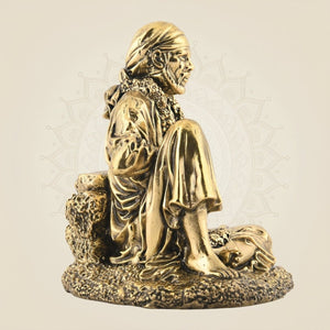 Handcrafted Sai Baba Brass Statue