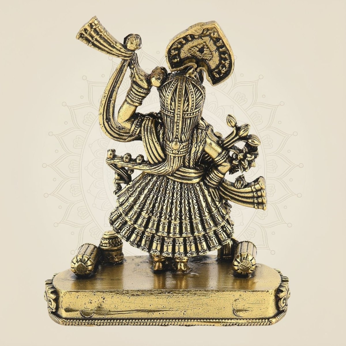 Sacred Shreenath Ji Brass Murti