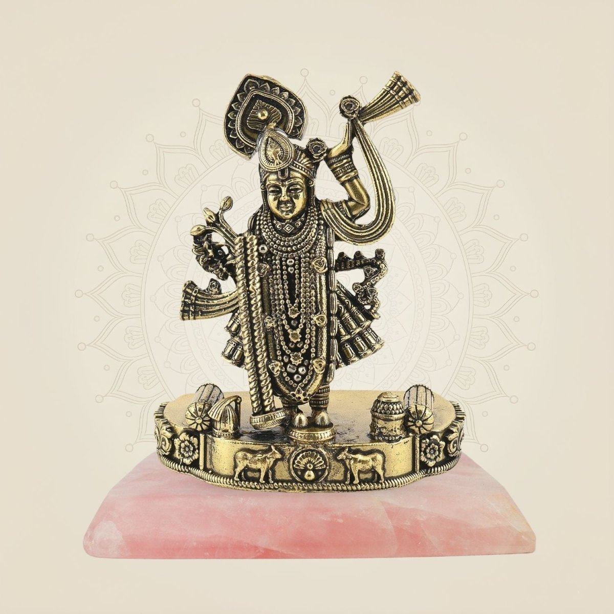 Shreenath Ji with stone base