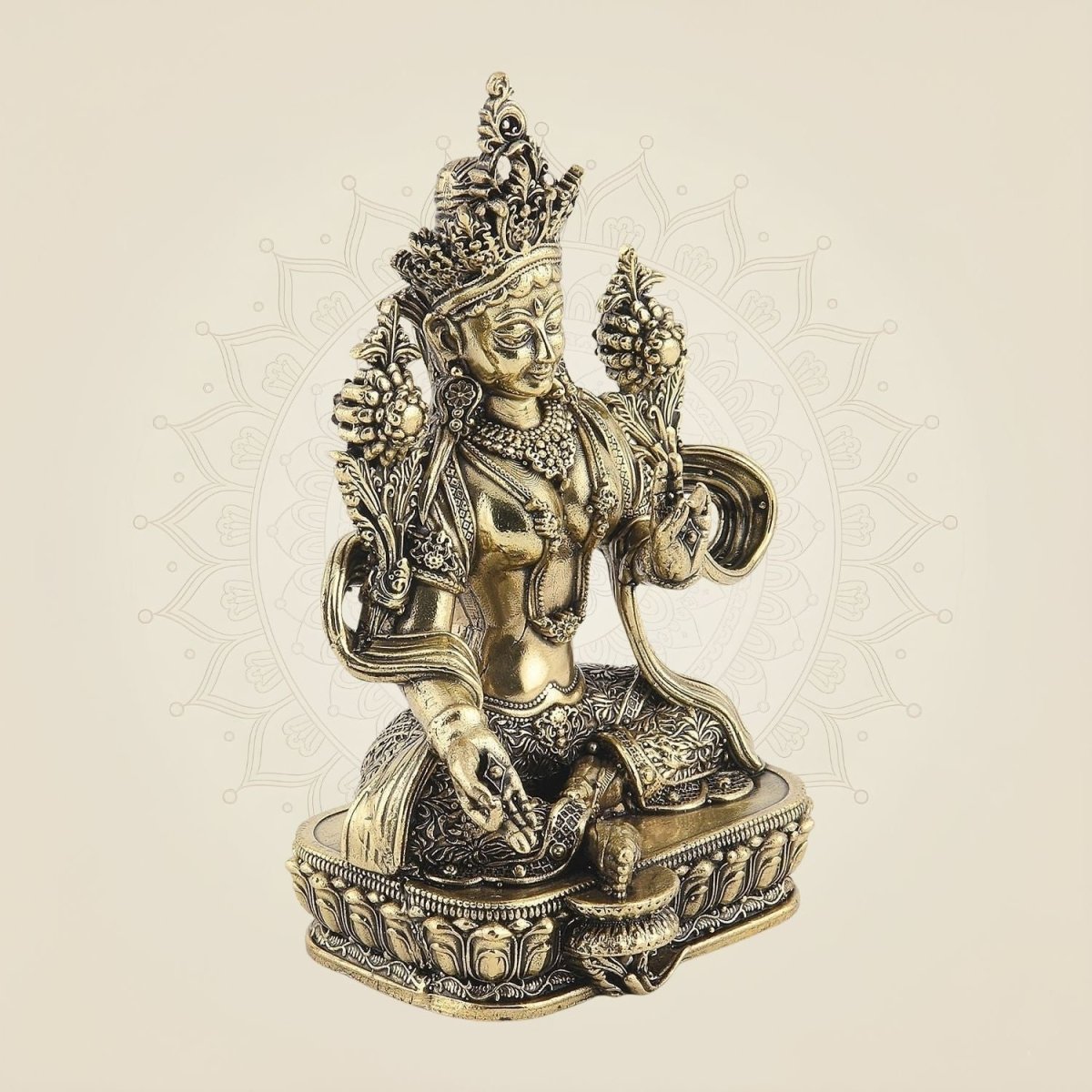 Tara Maa Brass Idol for Pooja Room