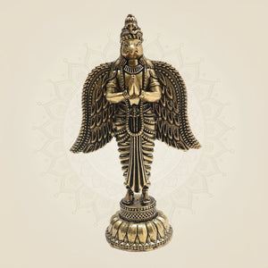 4.5" Brass Garuda – Sacred Emblem of Power, Courage - Luxeartisanship