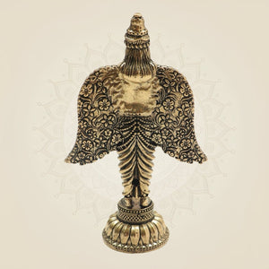 4.5" Brass Garuda – Sacred Emblem of Power, Courage - Luxeartisanship